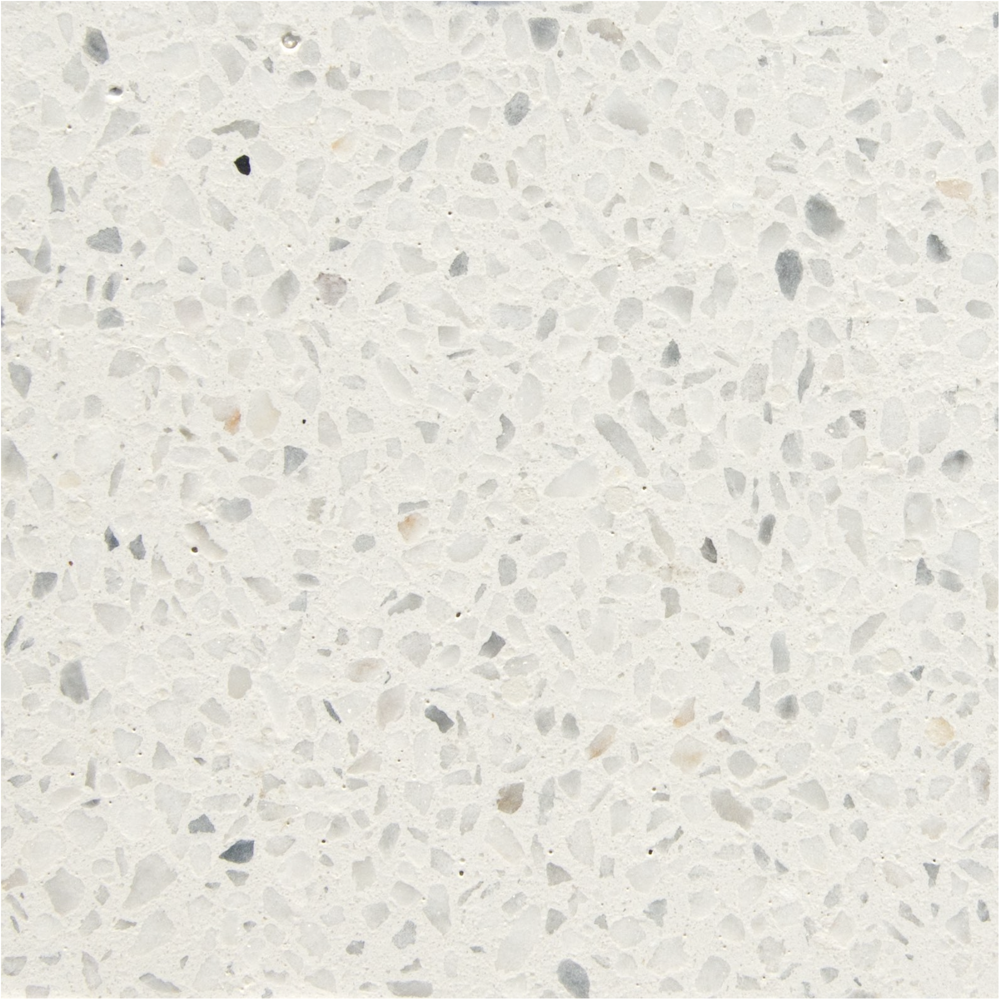 Bianco Carrara auf Weißzement